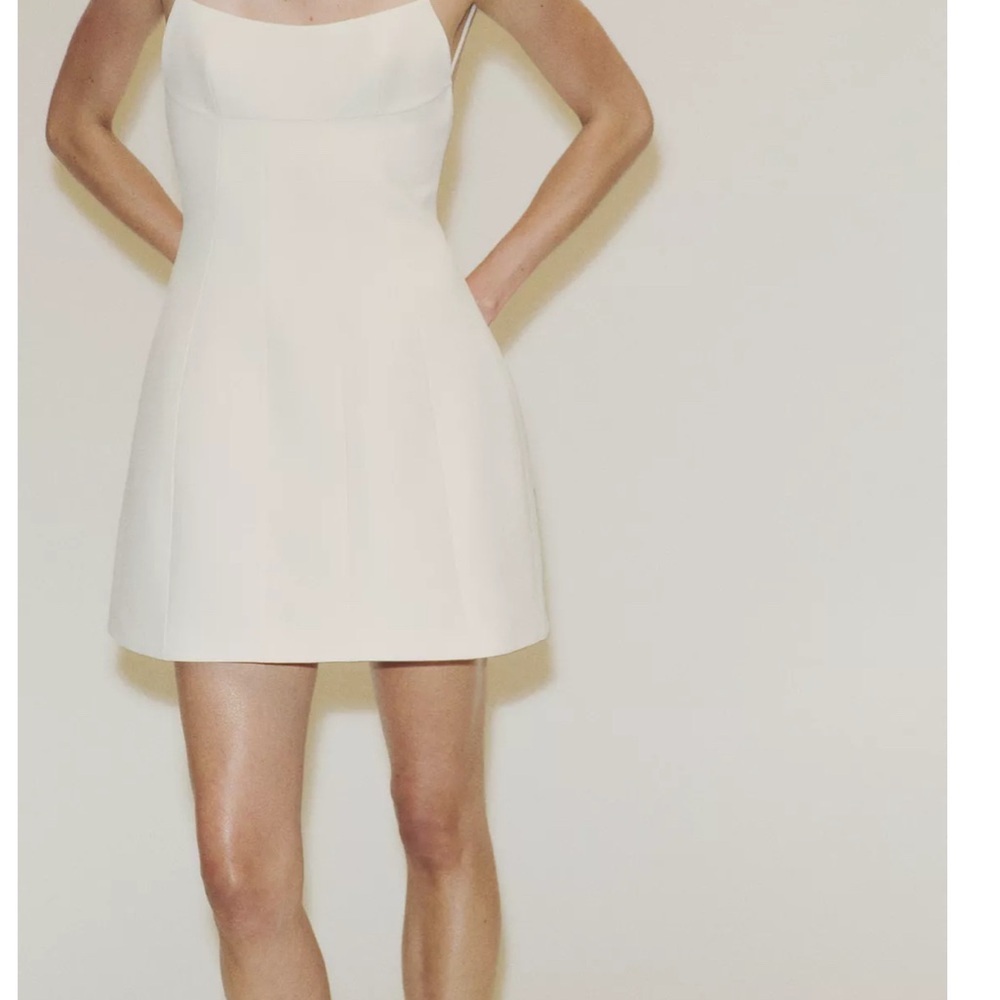 Zara STRETCH MINI DRESS - Picture 3 of 3